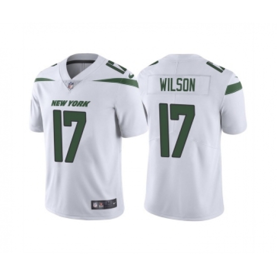 Men's New York Jets #17 Garrett Wilson 2022 White Vapor Untouchable Limited Stitched Jersey - Ujersey