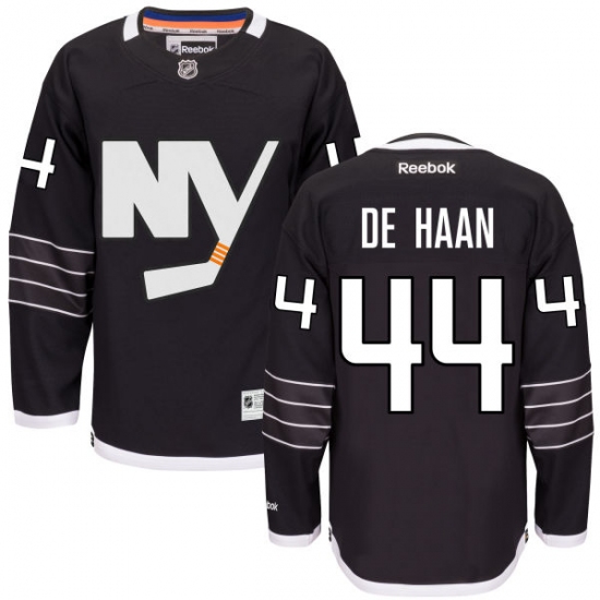 Youth Reebok New York Islanders #44 Calvin de Haan Authentic Black Third NHL Jersey - Ujersey