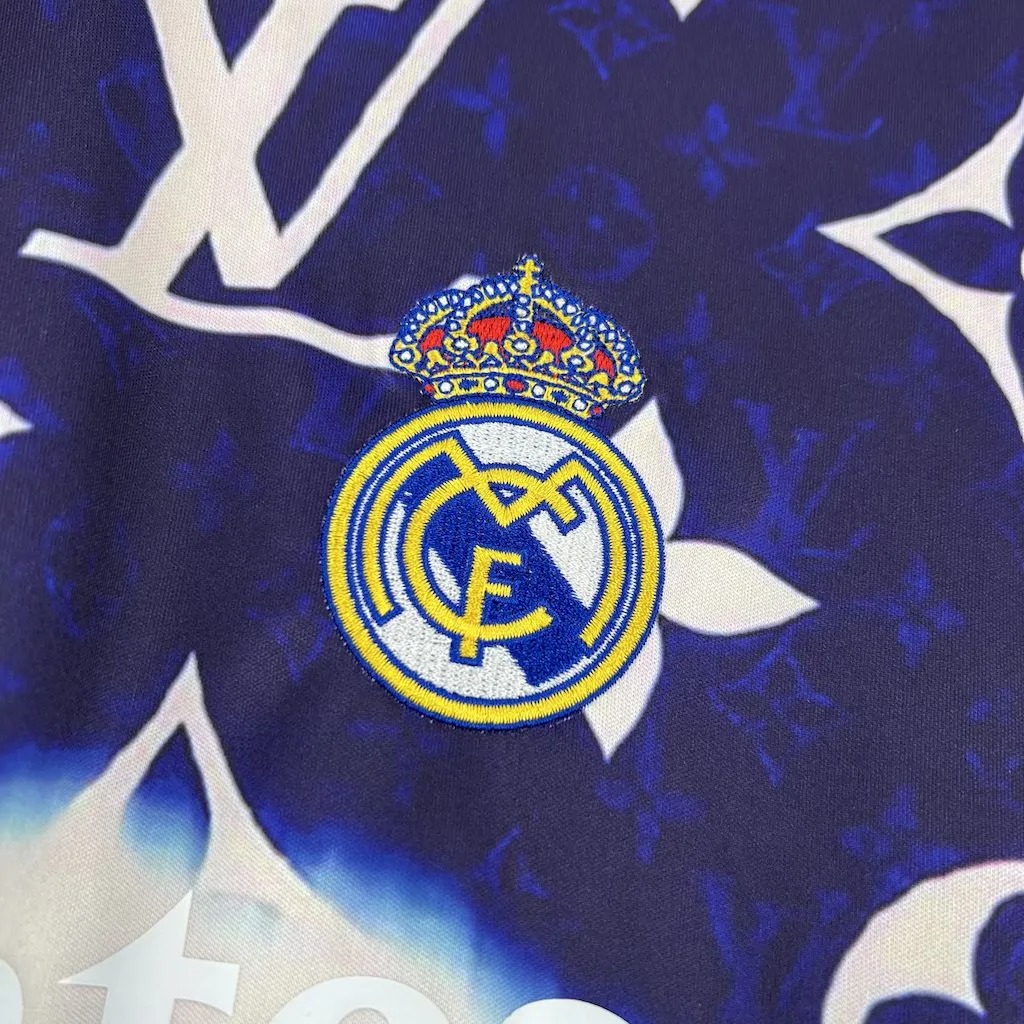 Real Madrid Soccer Jersey LV Joint Special Edition Custom Shirt 2025/26 - ujerseystore