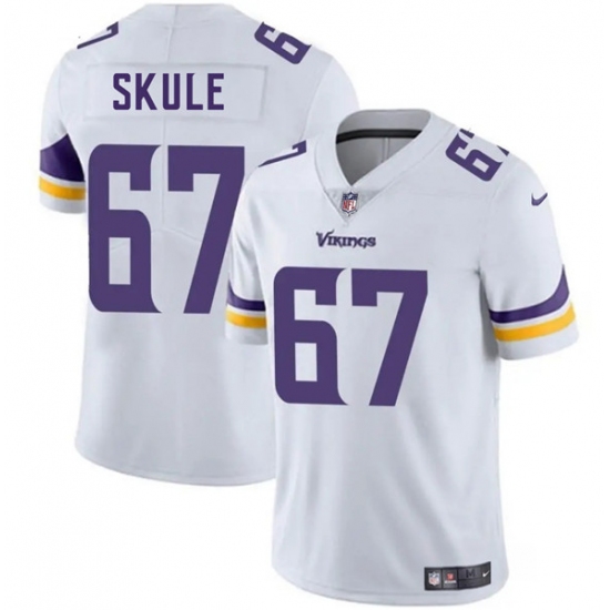 Men's Minnesota Vikings #67 Justin Skule White 2025 Vapor Untouchable Limited Football Stitched Jersey - Ujersey