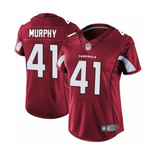 Women's Arizona Cardinals #41 Byron Murphy Red Team Color Vapor Untouchable Limited Player Football Jersey - Ujersey