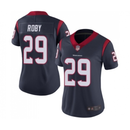 Women's Houston Texans #29 Bradley Roby Navy Blue Team Color Vapor Untouchable Limited Player Football Jersey - Ujersey