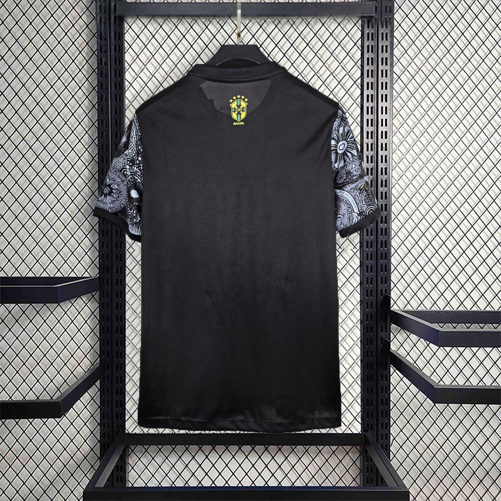 Brazil Soccer Jersey Jesus Custom Shirt 2024 - ujerseystore
