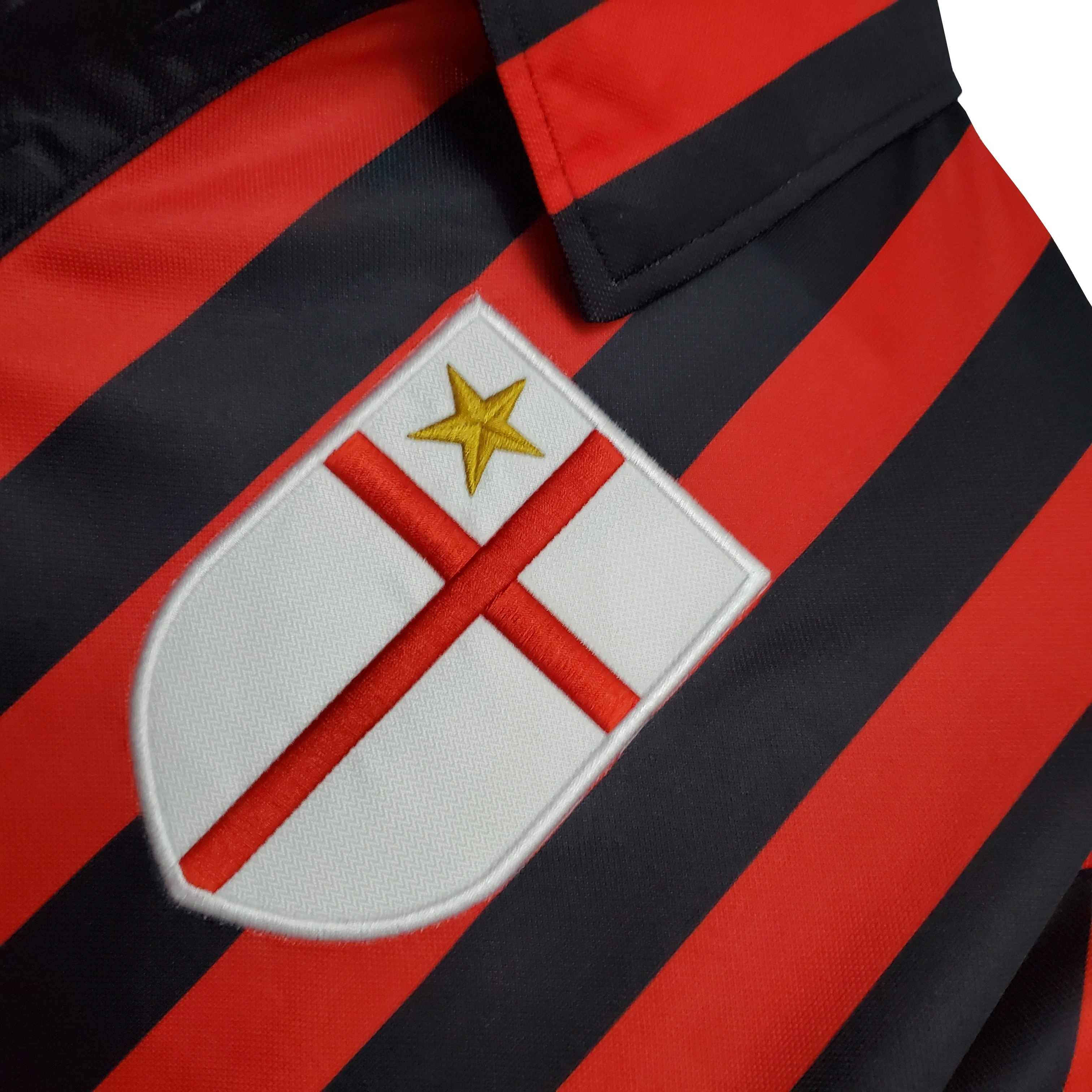 AC Milan Retro Soccer Jersey Centenary Home Custom Shirt 1999/00 - Ujersey Shop