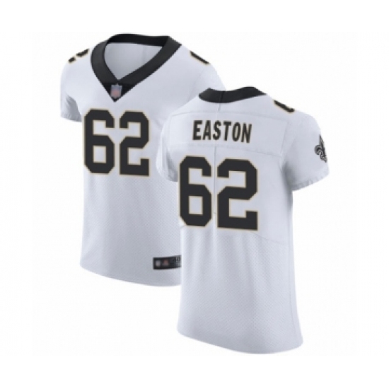 Men's New Orleans Saints #62 Nick Easton White Vapor Untouchable Elite Player Football Jersey - Ujersey