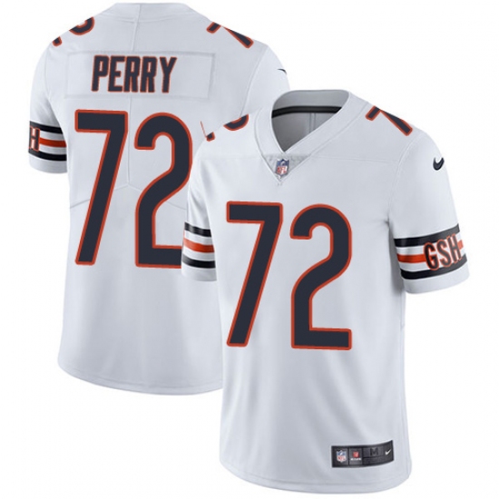 Youth Nike Chicago Bears #72 William Perry White Vapor Untouchable Limited Player NFL Jersey - Ujersey