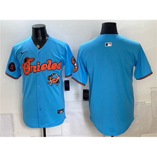 Men's Baltimore Orioles Blank Blue With Vapor Premier Limited Stitched Baseball Jersey - Ujersey
