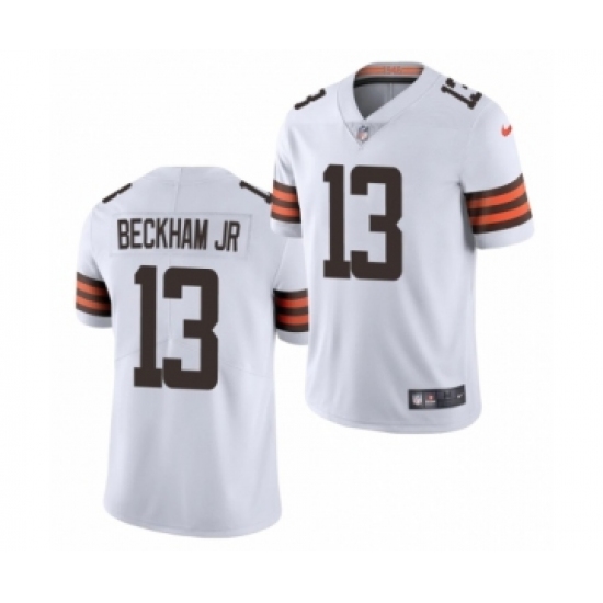 Cleveland Browns #13 Odell Beckham Jr White 2020 Vapor Limited Jersey - Ujersey