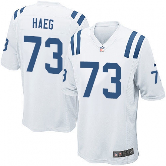 Men's Nike Indianapolis Colts #73 Joe Haeg Game White NFL Jersey - Ujersey