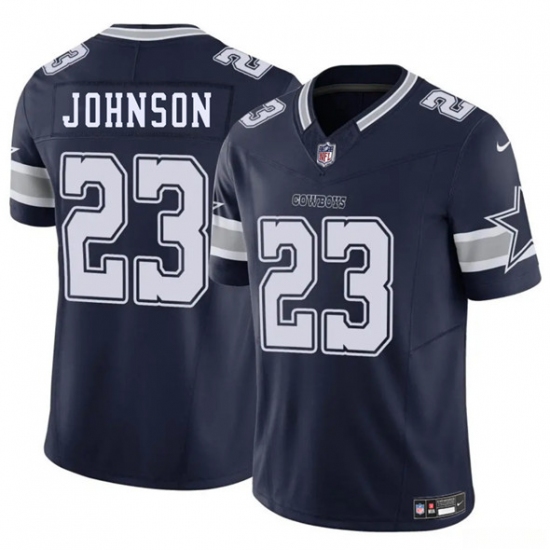 Men's Dallas Cowboys #23 Buddy Johnson Navy 2025 F.U.S.E. Vapor Untouchable Limited Football Stitched Jersey - Ujersey