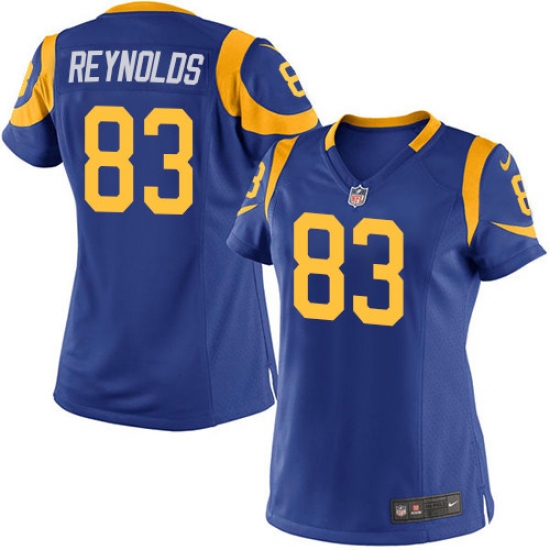 Women's Nike Los Angeles Rams #83 Josh Reynolds Game Royal Blue Alternate NFL Jersey - Ujersey