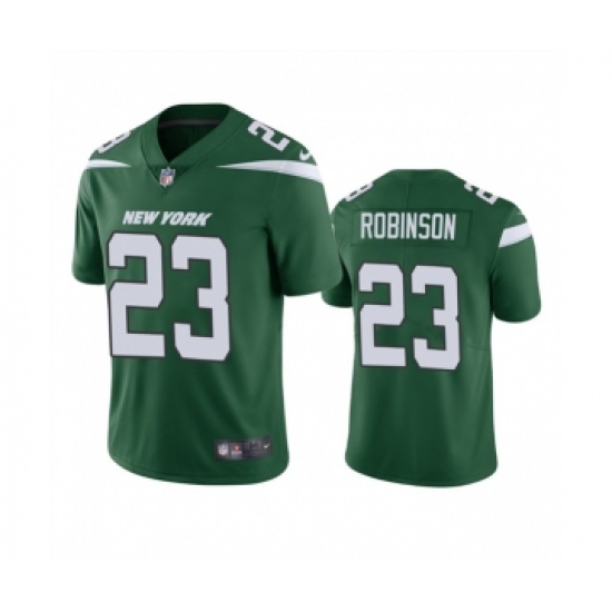 Men's New York Jets #23 James Robinson Green Vapor Untouchable Limited Stitched Jersey - Ujersey