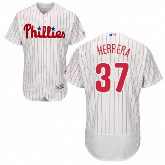 Men's Majestic Philadelphia Phillies #37 Odubel Herrera White Home Flex Base Authentic Collection MLB Jersey - Ujersey