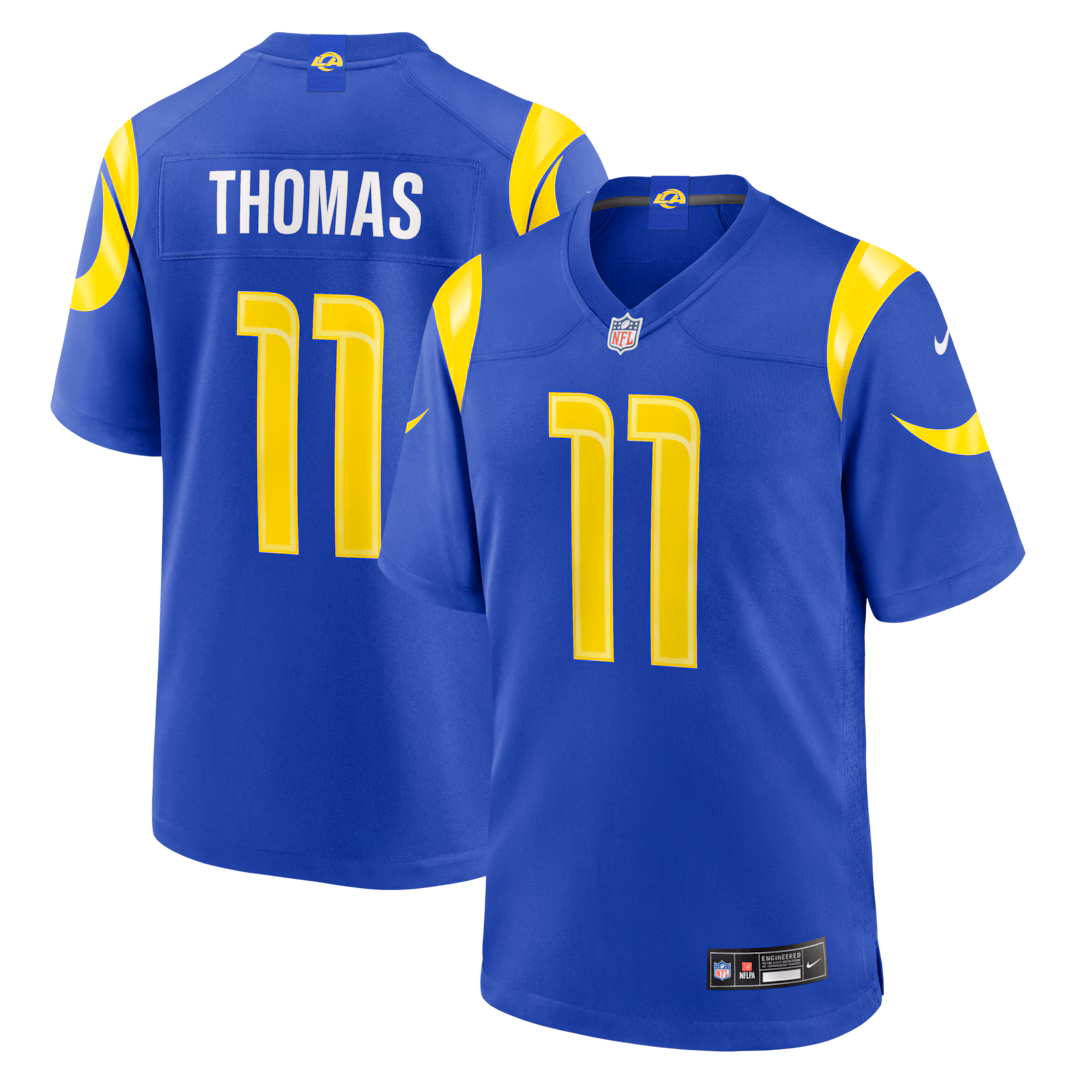 Men's Los Angeles Rams Keir Thomas Nike Royal Team Game Jersey - Ujersey