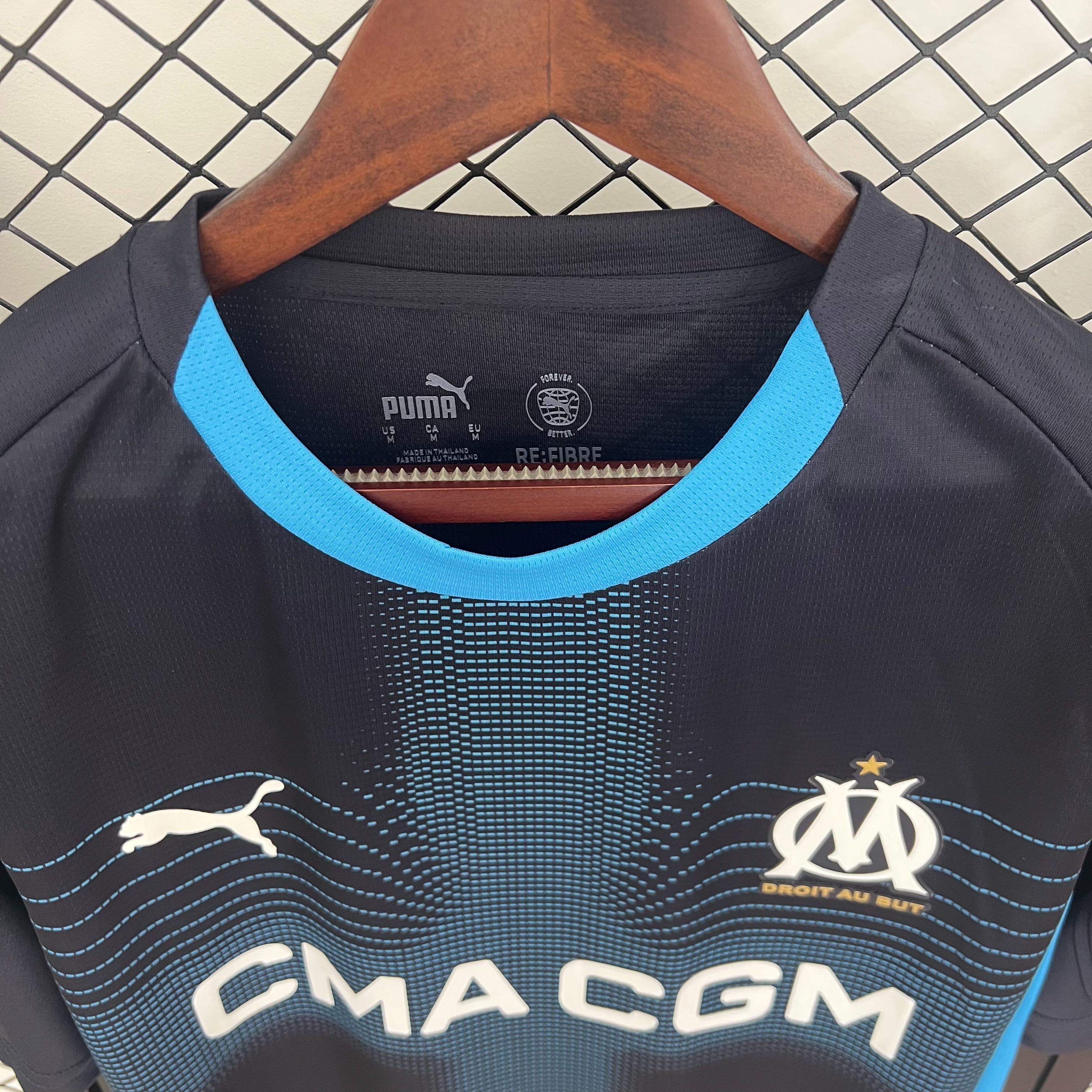 Marseille Soccer Jersey Away Custom Shirt 2025/26 - ujerseystore