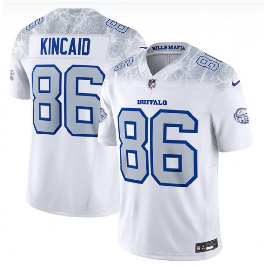 Men's Buffalo Bills #86 Dalton Kincaid White 2025 F.U.S.E. “Rivalries” Vapor Limited Football Stitched Jersey - Ujersey