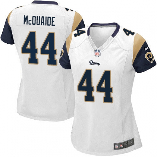 Women's Nike Los Angeles Rams #44 Jacob McQuaide Game White NFL Jersey - Ujersey