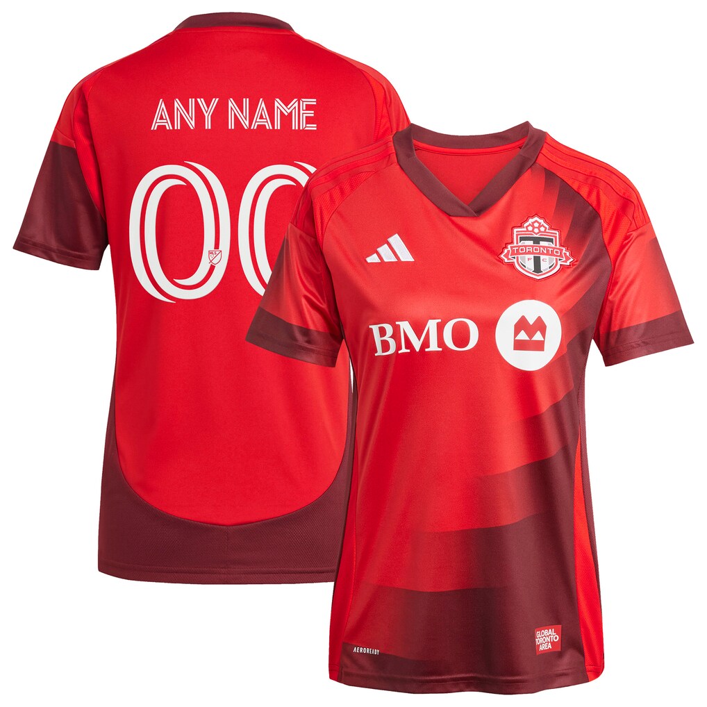 Women's Toronto FC adidas Red 2025 Club Kit Replica Custom Jersey - Ujersey