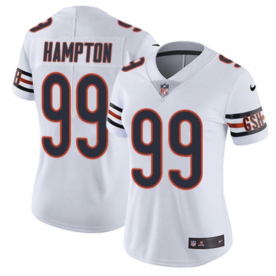 Women's Nike Chicago Bears #99 Dan Hampton White Vapor Untouchable Limited Player NFL Jersey - Ujersey