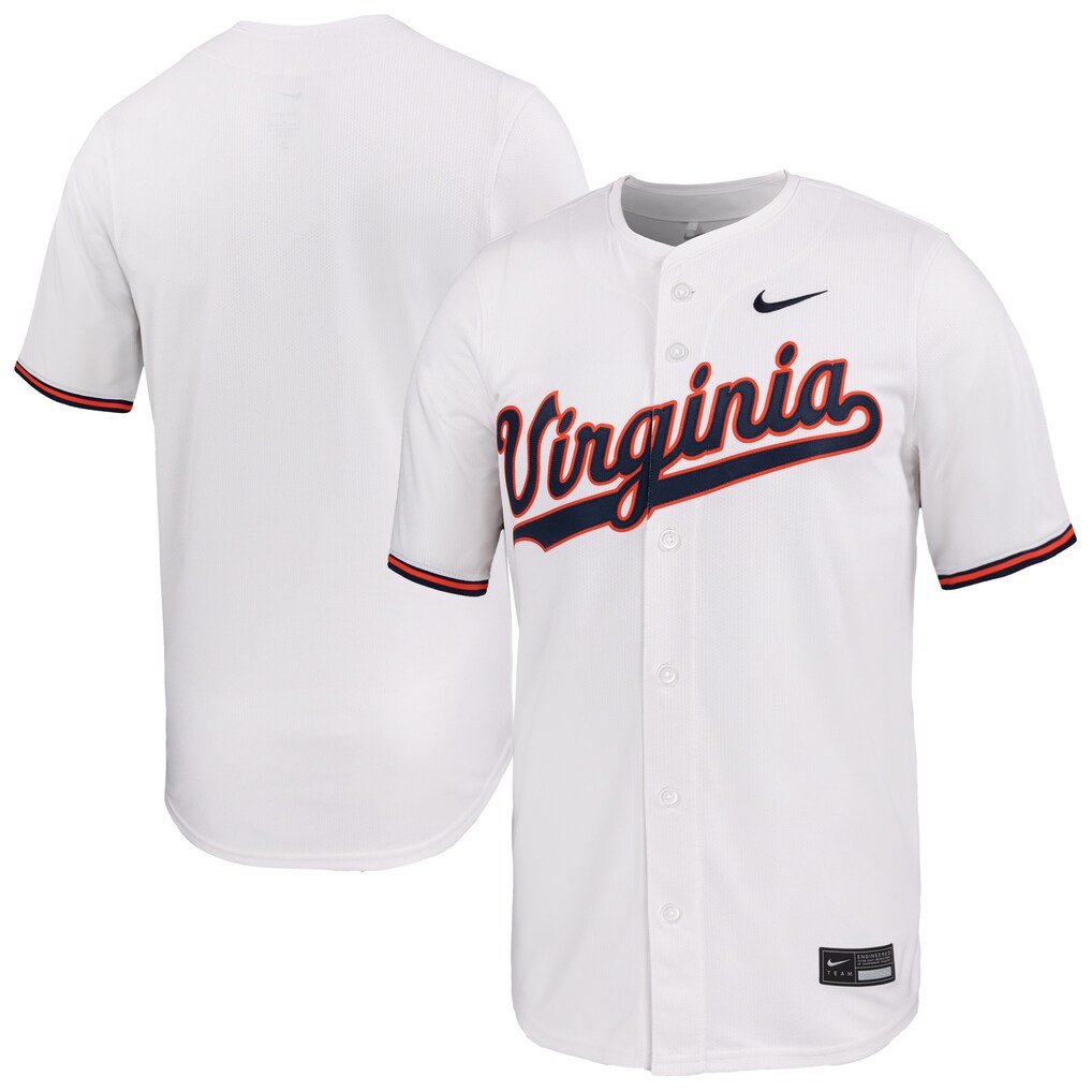 Men's Nike White Virginia Cavaliers Limited Baseball Jersey - ujerseystore
