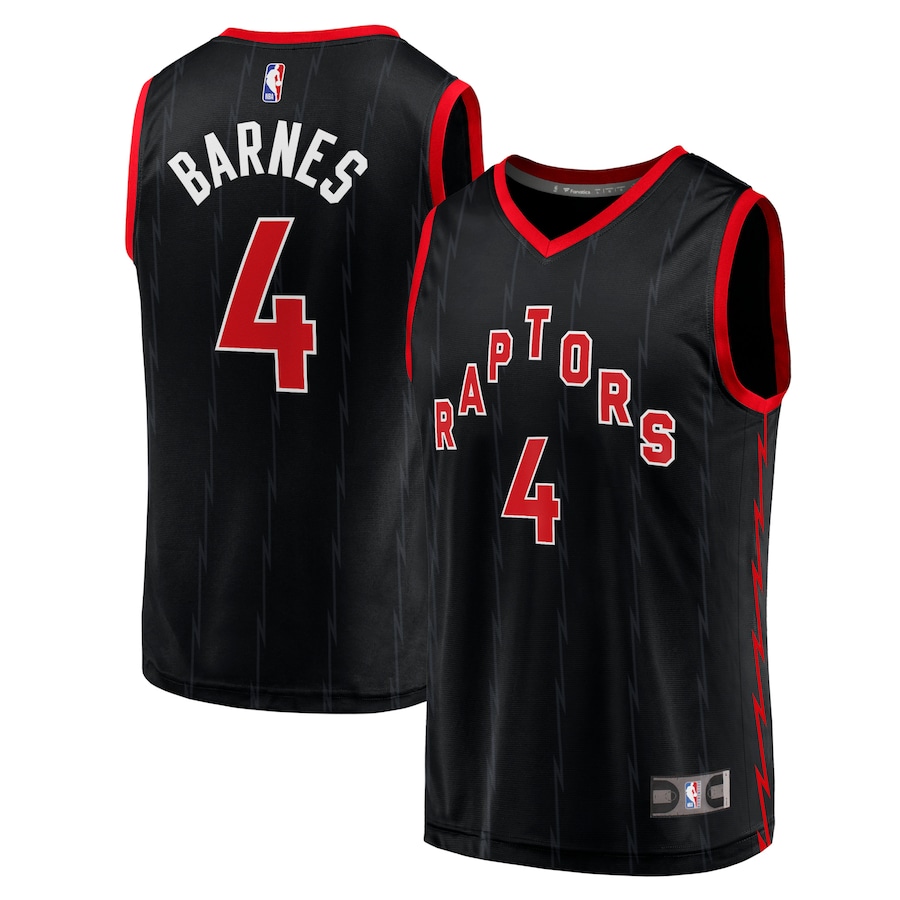 Men's Toronto Raptors Scottie Barnes Fanatics Black Fast Break Replica Player Jersey - Statement Edition - Ujersey NHL