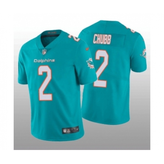 Men's Miami Dolphins #2 Bradley Chubb 2022 Aqua Vapor Untouchable Limited Stitched Jersey - Ujersey