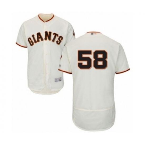 Men's San Francisco Giants #58 Trevor Gott Cream Home Flex Base Authentic Collection Baseball Player Jersey - Ujersey