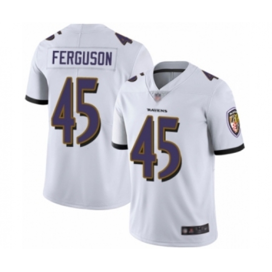 Youth Baltimore Ravens #45 Jaylon Ferguson White Vapor Untouchable Limited Player Football Jersey - Ujersey
