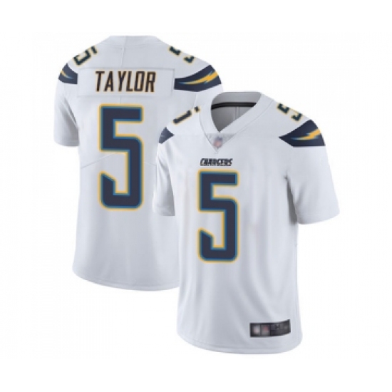 Youth Los Angeles Chargers #5 Tyrod Taylor White Vapor Untouchable Limited Player Football Jersey - Ujersey