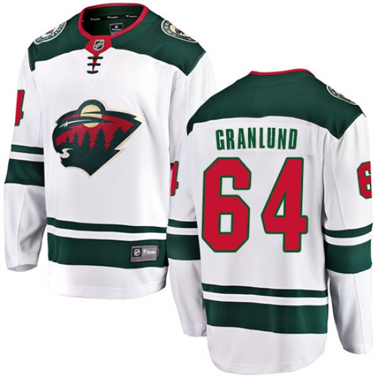 Youth Minnesota Wild #64 Mikael Granlund Fanatics Branded White Away Breakaway NHL Jersey - Ujersey