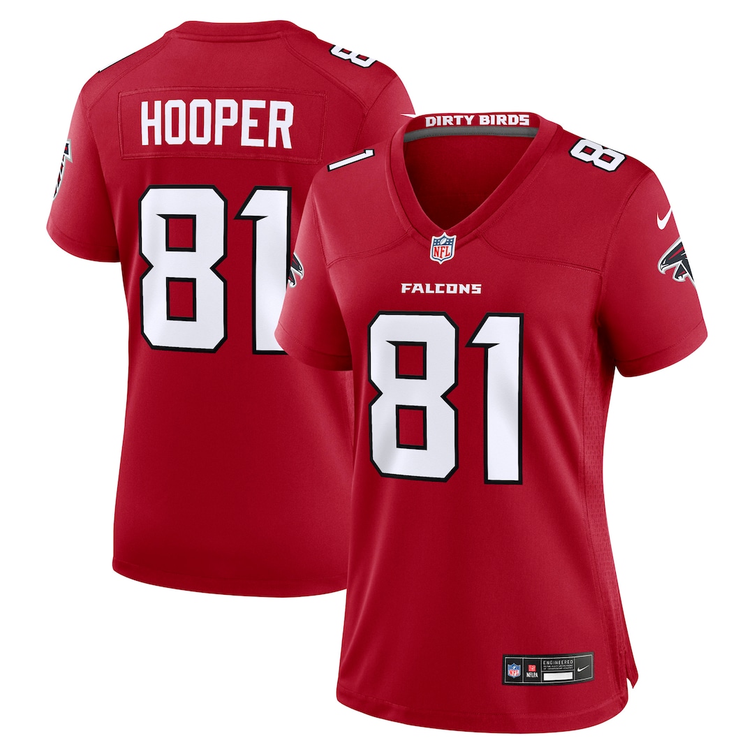Women's Atlanta Falcons Austin Hooper Nike Red Team Game Jersey - U-jersey
