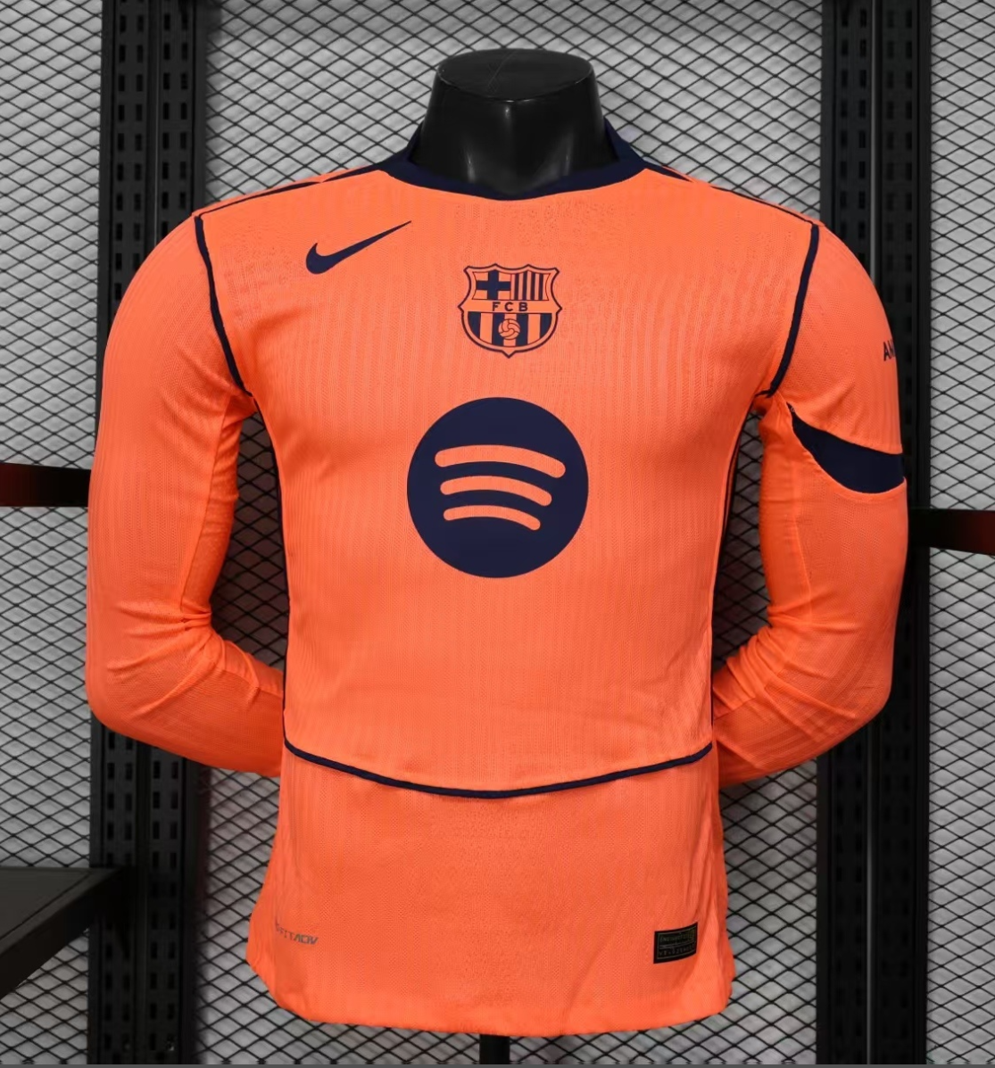 Barcelona second away long-sleeve football jersey 2025/2026