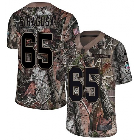 Youth Nike Baltimore Ravens #65 Nico Siragusa Limited Camo Salute to Service NFL Jersey - Ujersey