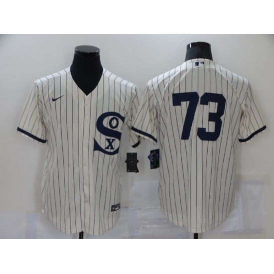 Men's Chicago White Sox #73 Yermin Mercedes Cream Game 2021 Field of Dreams Jersey - Ujersey