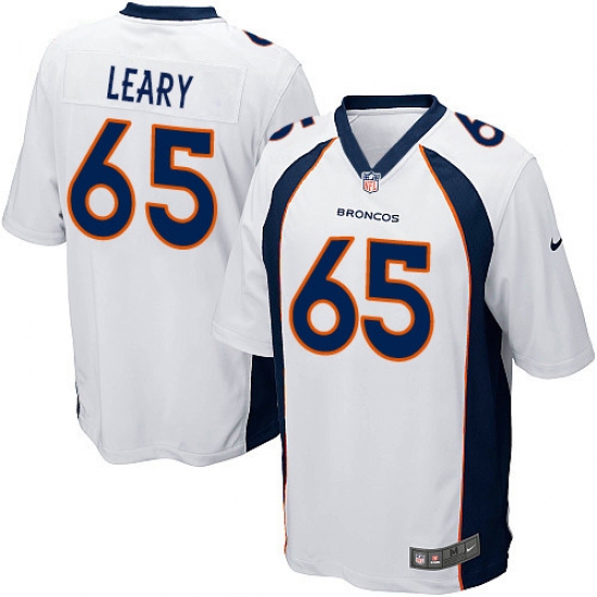 Men's Nike Denver Broncos #65 Ronald Leary Game White NFL Jersey - Ujersey