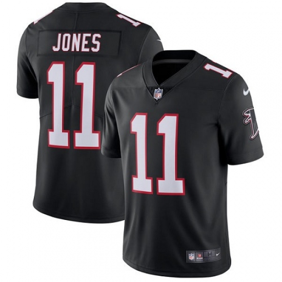 Youth Nike Atlanta Falcons #11 Julio Jones Black Alternate Vapor Untouchable Limited Player NFL Jersey - Ujersey