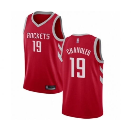 Youth Houston Rockets #19 Tyson Chandler Swingman Red Basketball Jersey - Icon Edition - Ujersey