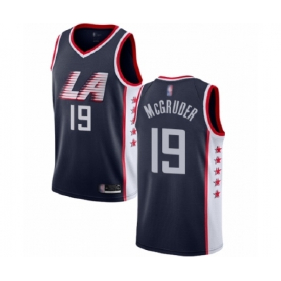 Youth Los Angeles Clippers #19 Rodney McGruder Swingman Navy Blue Basketball Jersey - City Edition