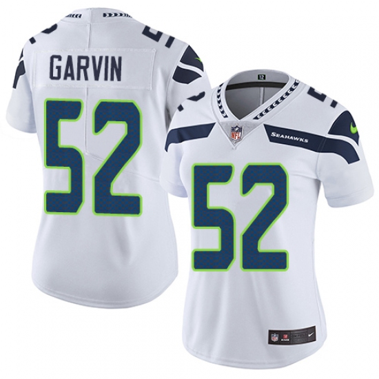 Women's Nike Seattle Seahawks #52 Terence Garvin White Vapor Untouchable Elite Player NFL Jersey - Ujersey