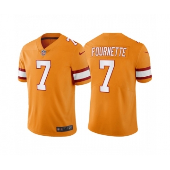 Men's Tampa Bay Buccaneers #7 Leonard Fournette Golden Vapor Untouchable Limited Stitched Jersey - Ujersey