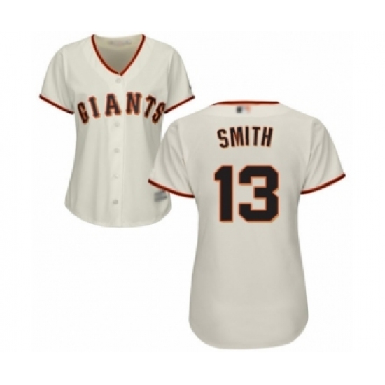 Women's San Francisco Giants #13 Will Smith Authentic Cream Home Cool Base Baseball Jersey - Ujersey