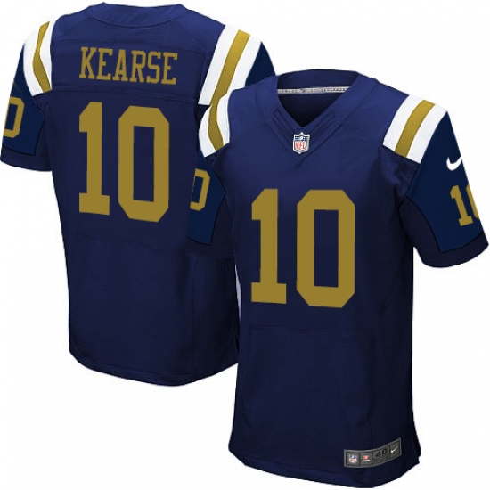 Men's Nike New York Jets #10 Jermaine Kearse Elite Navy Blue Alternate NFL Jersey - Ujersey