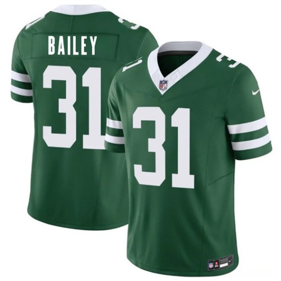 Men's New York Jets #31 David Bailey Green 2026 Draft F.U.S.E. Vapor Untouchable Limited Football Stitched Jersey - Ujersey