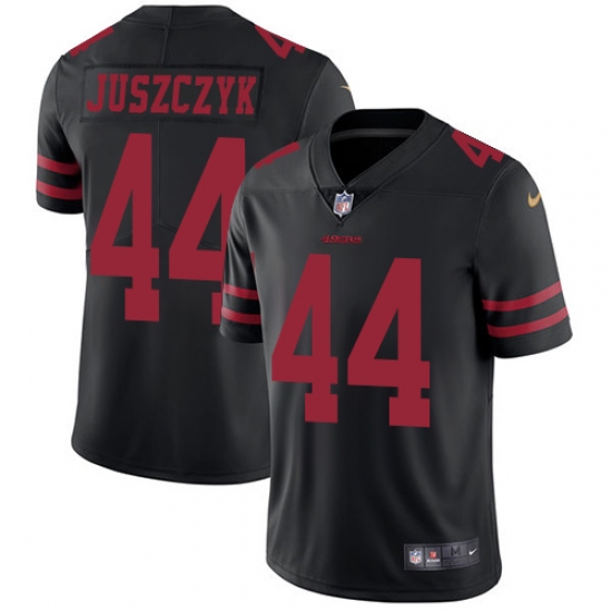 Youth Nike San Francisco 49ers #44 Kyle Juszczyk Black Vapor Untouchable Limited Player NFL Jersey - Ujersey