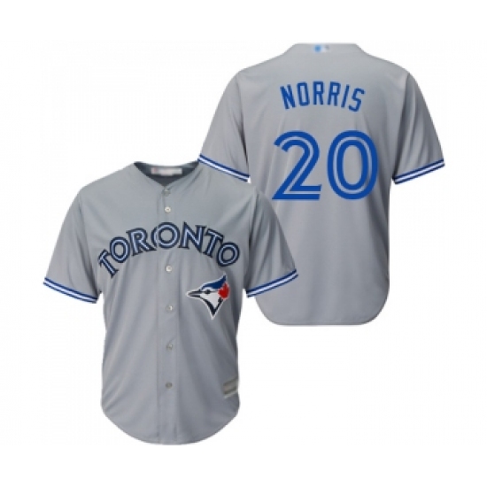 Youth Toronto Blue Jays #20 Bud Norris Replica Grey Road Baseball Jersey - Ujersey