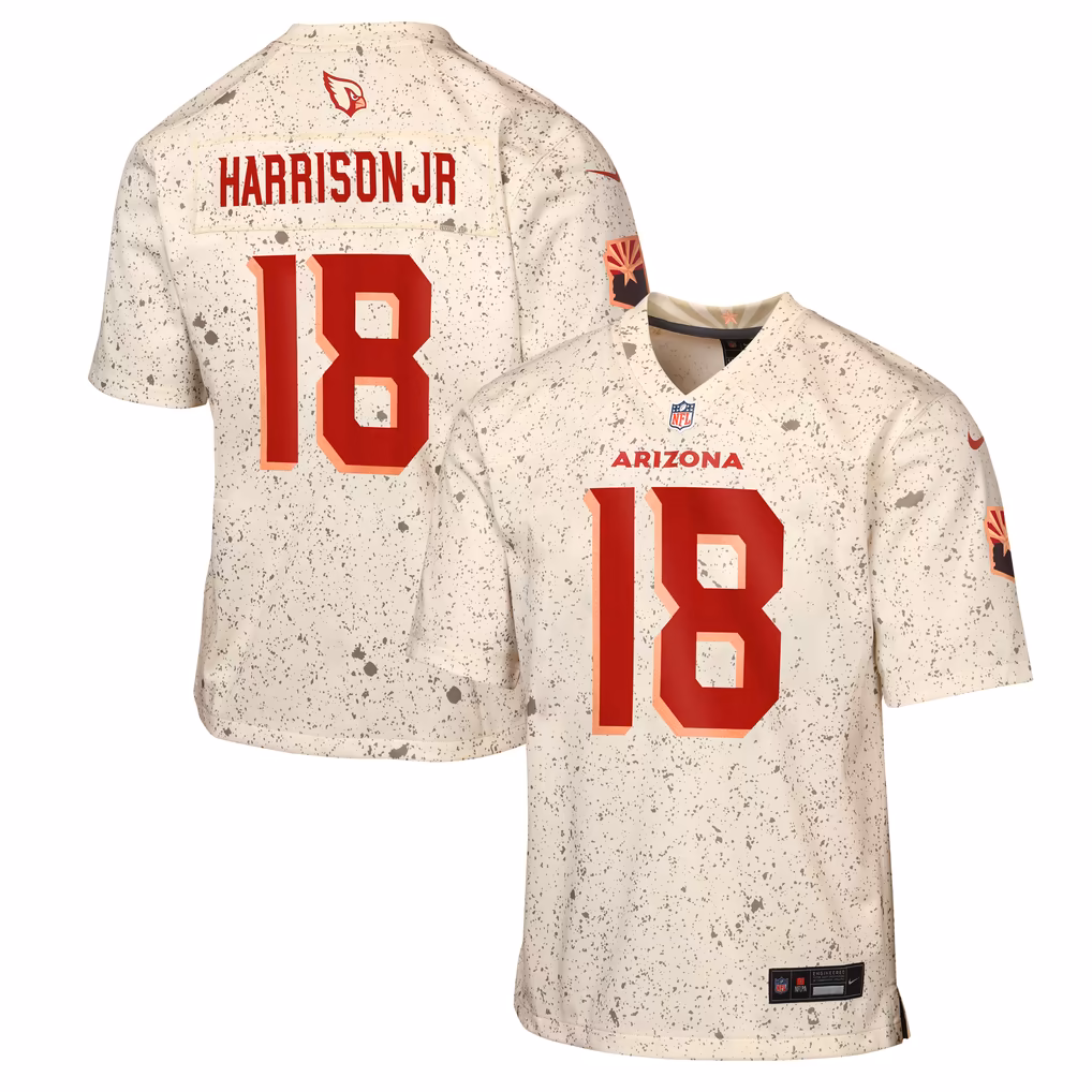 Youth Arizona Cardinals Marvin Harrison Jr. Nike Natural Rivalries Collection Game Jersey - Ujersey