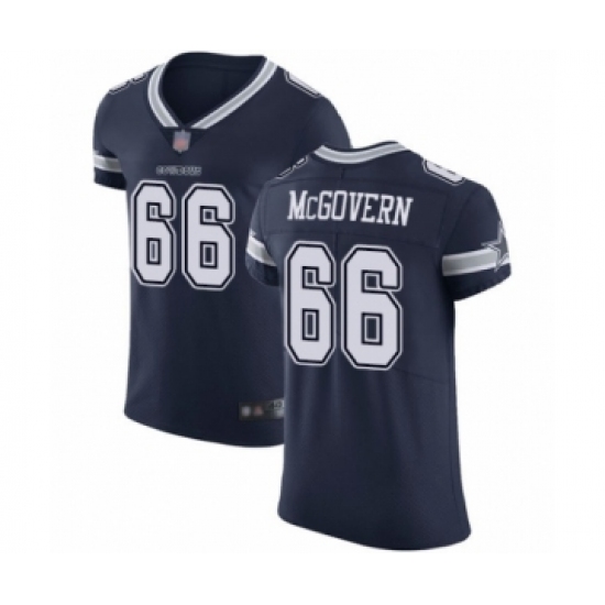 Men's Dallas Cowboys #66 Connor McGovern Navy Blue Team Color Vapor Untouchable Elite Player Football Jersey - Ujersey