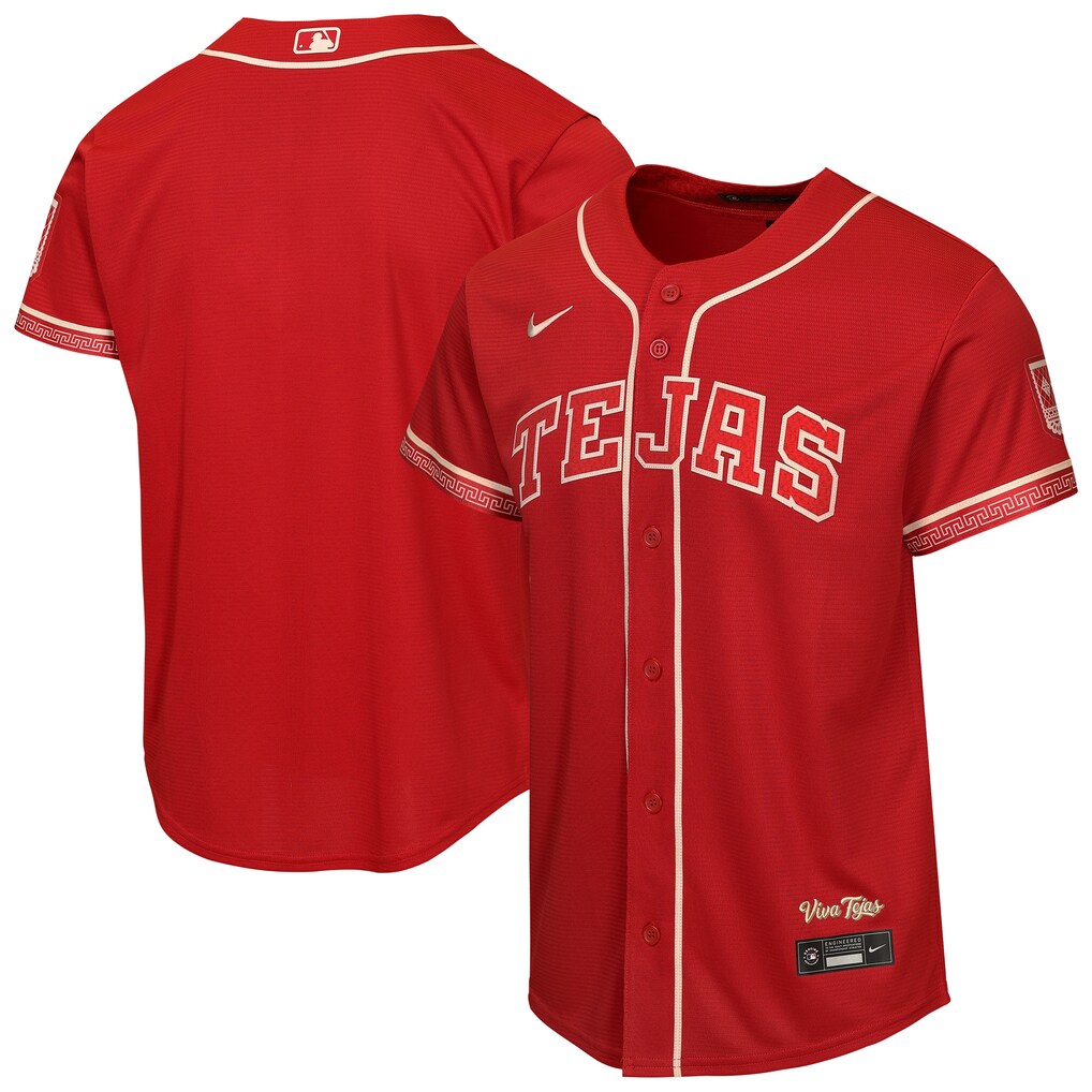 Youth Texas Rangers Nike Red 2026 City Connect Stadium Jersey - Ujersey Shop