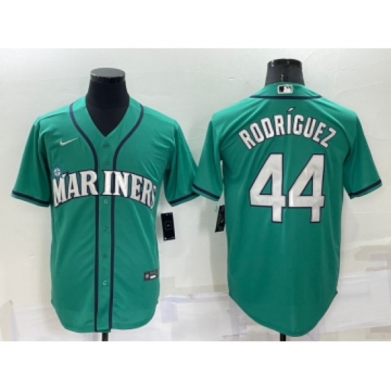 Men's Seattle Mariners #44 Julio Rodriguez Ray Green Stitched MLB Cool Base Nike Jersey