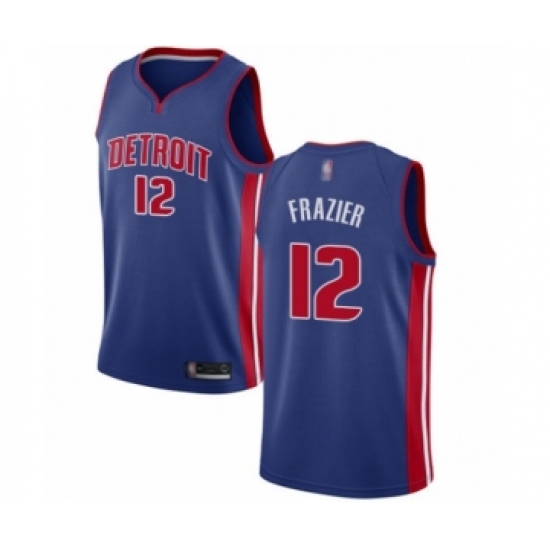 Youth Detroit Pistons #12 Tim Frazier Swingman Royal Blue Basketball Jersey - Icon Edition - Ujersey